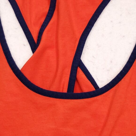 Banana Republic Pullover Casual Tank Top Shirt Womens Size Small S Orange Blue - Picture 4 of 8